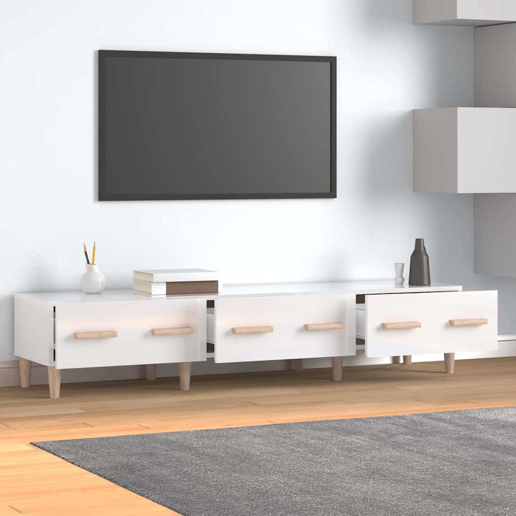vidaXL Tv-meubel 150x34,5x30 cm bewerkt hout grijs sonoma eikenkleurig