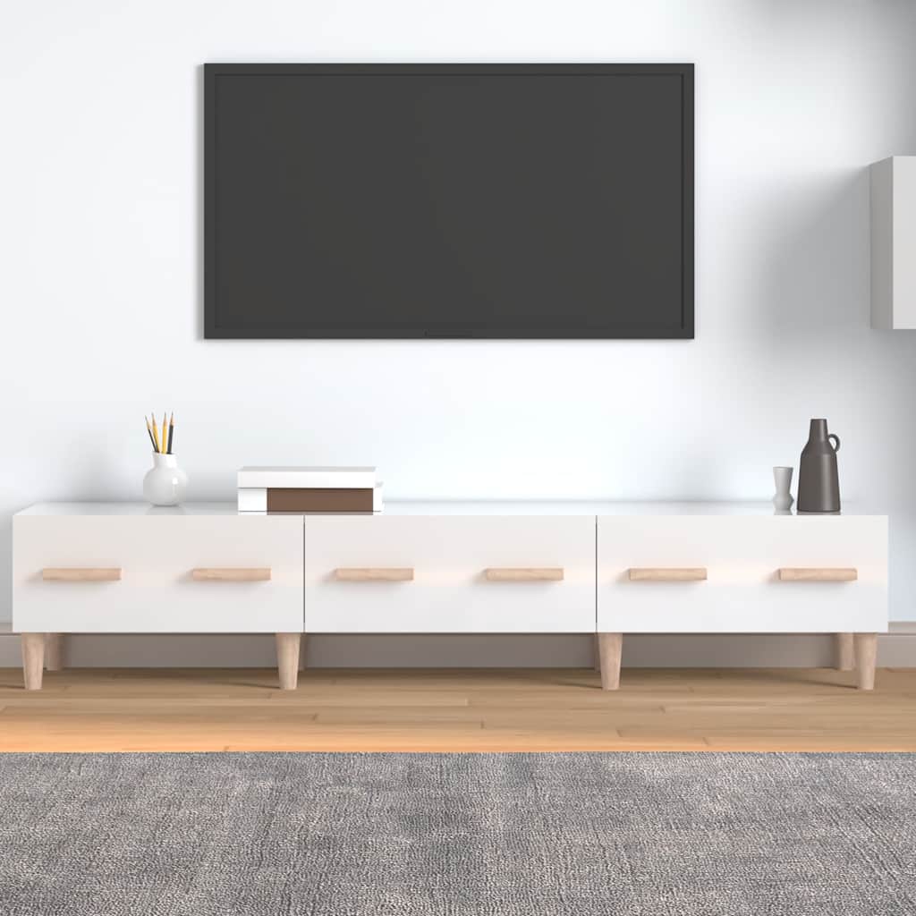 vidaXL Tv-meubel 150x34,5x30 cm bewerkt hout grijs sonoma eikenkleurig