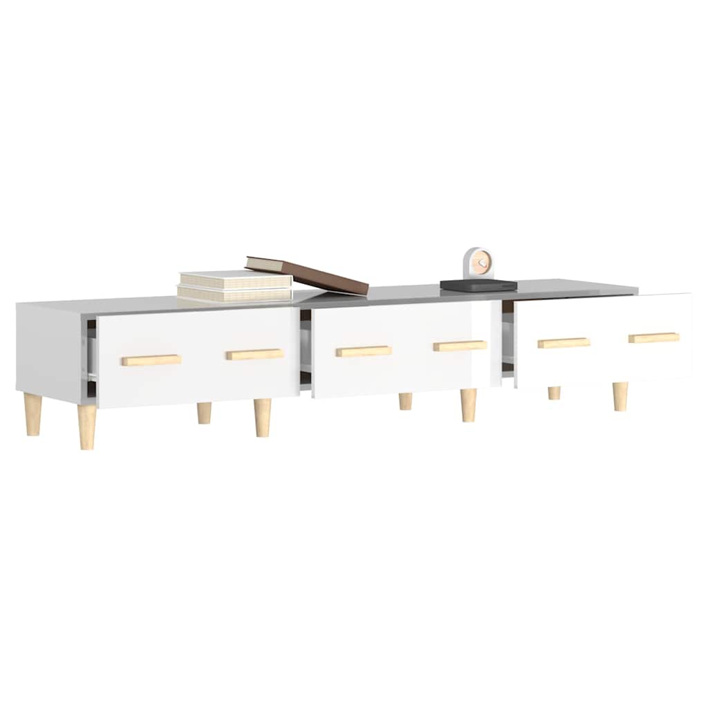 vidaXL Tv-meubel 150x34,5x30 cm bewerkt hout grijs sonoma eikenkleurig