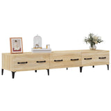 vidaXL Tv-meubel 150x34,5x30 cm bewerkt hout wit