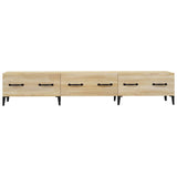 vidaXL Tv-meubel 150x34,5x30 cm bewerkt hout wit