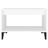 vidaXL Salontafel 60x50x40 cm bewerkt hout wit