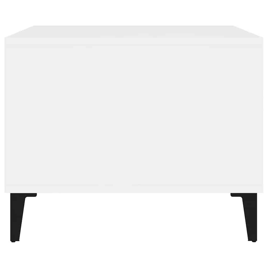 vidaXL Salontafel 60x50x40 cm bewerkt hout wit