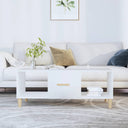 vidaXL Coffee Table 102x50x40 cm Engineered Wood White