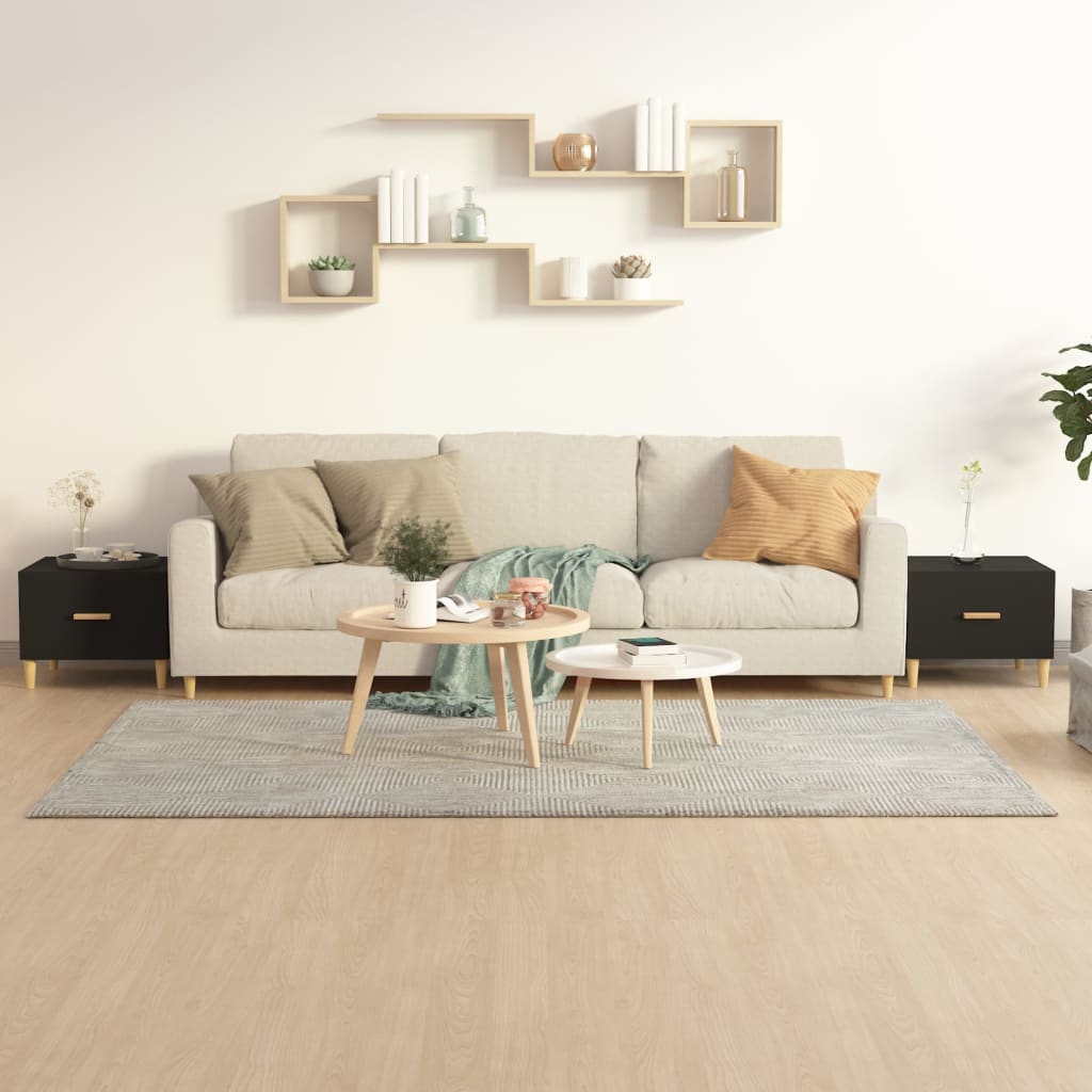 vidaXL Coffee Tables 2 pcs 50x50x40 cm engineered wood white