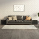 vidaXL Coffee Table with Metal Legs 50x50x40 cm White