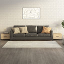 vidaXL Coffee Table with Metal Legs 50x50x40 cm White