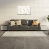 vidaXL Coffee Table with Metal Legs 50x50x40 cm White