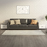 vidaXL Coffee Table with Metal Legs 50x50x40 cm White