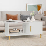 vidaXL Coffee Table 90x50x40 cm engineered wood white