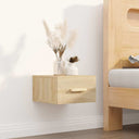 vidaXL Wall-Mounted Nightstand 35x35x20 cm White