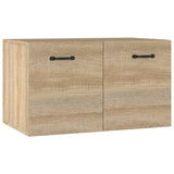 vidaXL Wandkast 60x36,5x35 cm bewerkt hout zwart