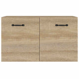 vidaXL Wandkast 60x36,5x35 cm bewerkt hout zwart