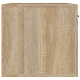 vidaXL Wandkast 60x36,5x35 cm bewerkt hout zwart