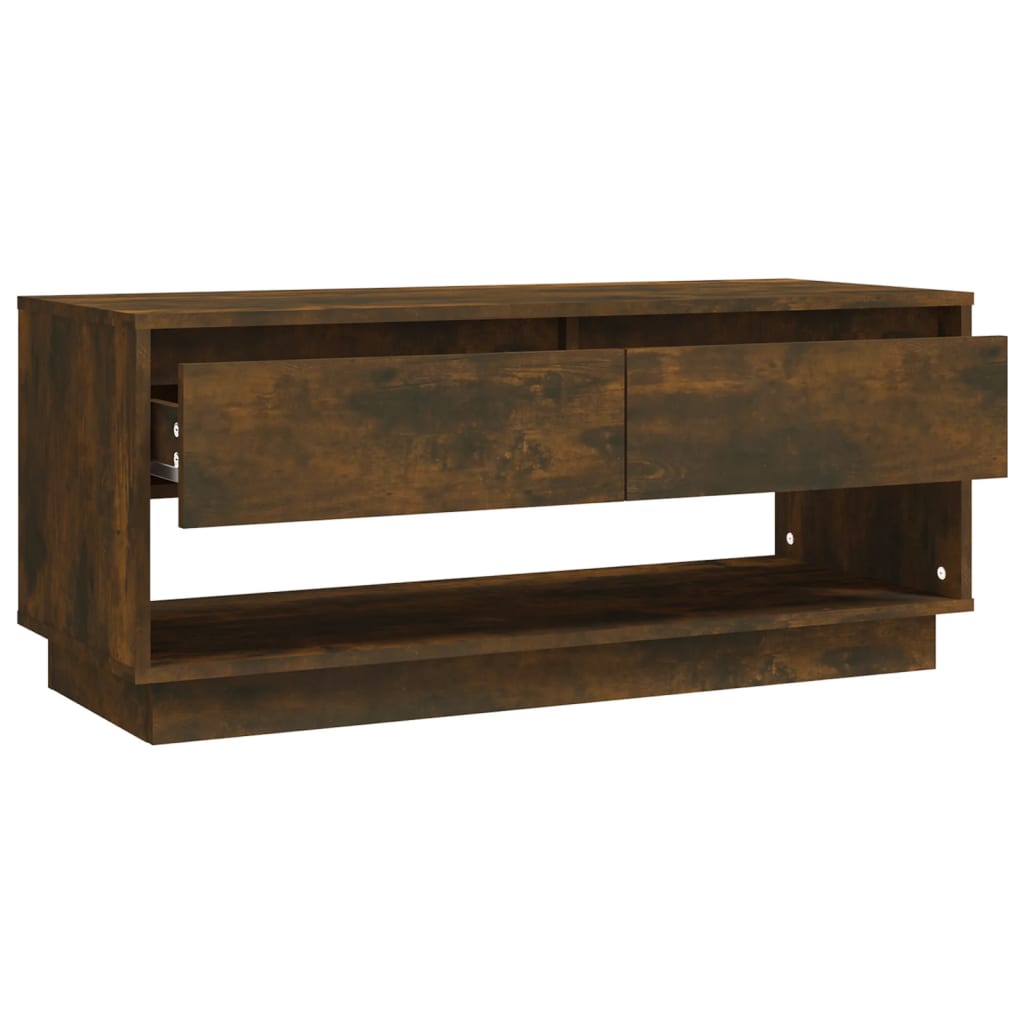 vidaXL Tv-meubel 102x41x44 cm bewerkt hout wit