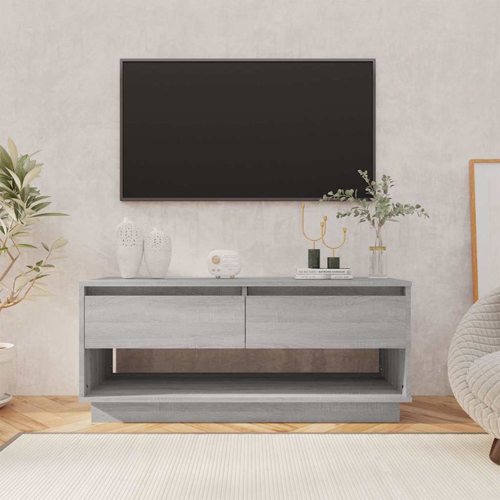 vidaXL Tv-meubel 102x41x44 cm bewerkt hout wit