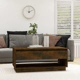 vidaXL Coffee table 102.5x55x44 cm engineered wood white
