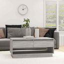 vidaXL Coffee table 102.5x55x44 cm engineered wood white