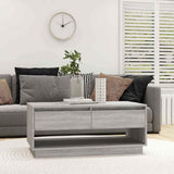 vidaXL Coffee table 102.5x55x44 cm engineered wood white