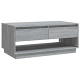 vidaXL Coffee table 102.5x55x44 cm engineered wood white