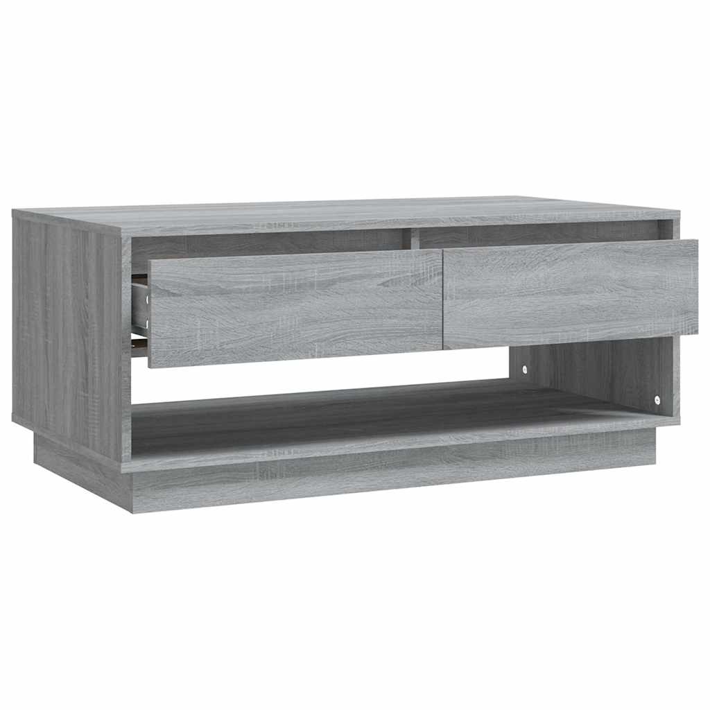 vidaXL Coffee table 102.5x55x44 cm engineered wood white