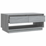 vidaXL Coffee table 102.5x55x44 cm engineered wood white
