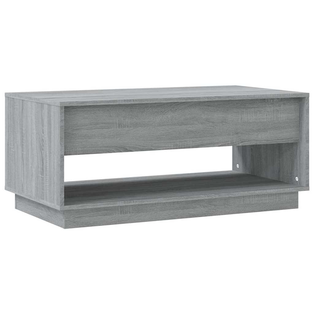 vidaXL Coffee table 102.5x55x44 cm engineered wood white