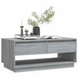 vidaXL Coffee table 102.5x55x44 cm engineered wood white