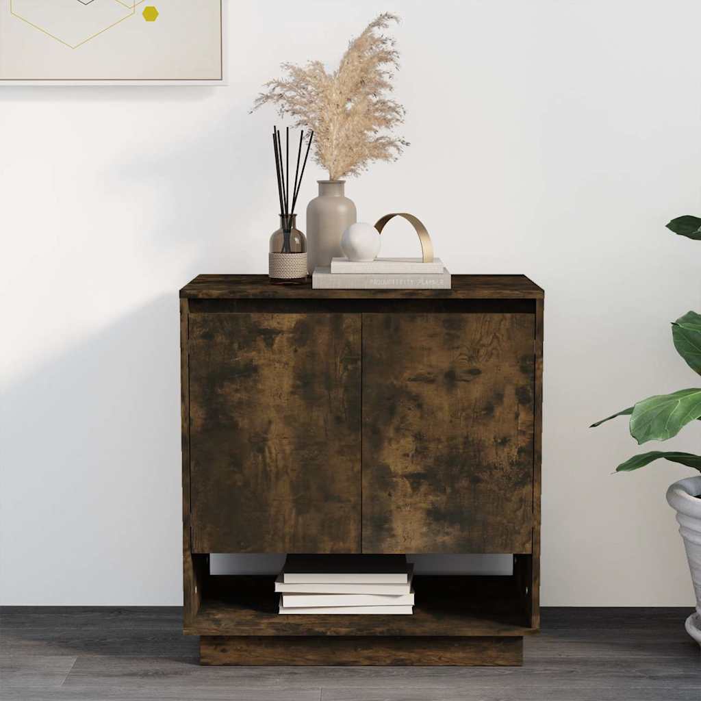 vidaXL Dressoir 70x41x75 cm bewerkt hout wit