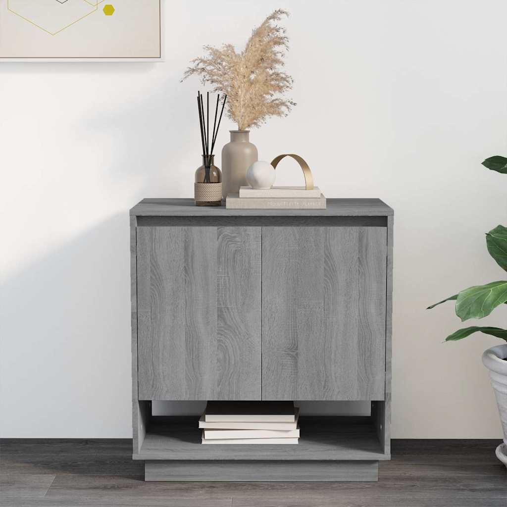 vidaXL Dressoir 70x41x75 cm bewerkt hout wit