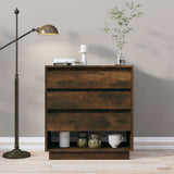 vidaXL Dressoir 70x41x75 cm bewerkt hout wit