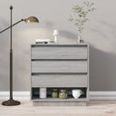 vidaXL Dressoir 70x41x75 cm bewerkt hout wit