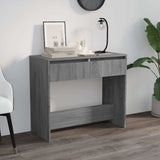vidaXL Wandtafel 89x41x76,5 cm bewerkt hout wit