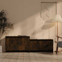 vidaXL Tv-meubel 146,5x35x50 cm bewerkt hout wit