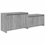 vidaXL Tv-meubel 146,5x35x50 cm bewerkt hout wit