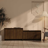 vidaXL Tv-meubel 146,5x35x50 cm bewerkt hout wit