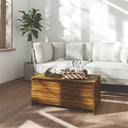 vidaXL Salontafel 90x50x41,5 cm bewerkt hout wit