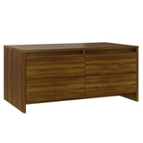 vidaXL Salontafel 90x50x41,5 cm bewerkt hout wit