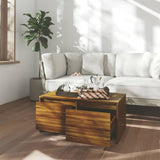 vidaXL Salontafel 90x50x41,5 cm bewerkt hout wit