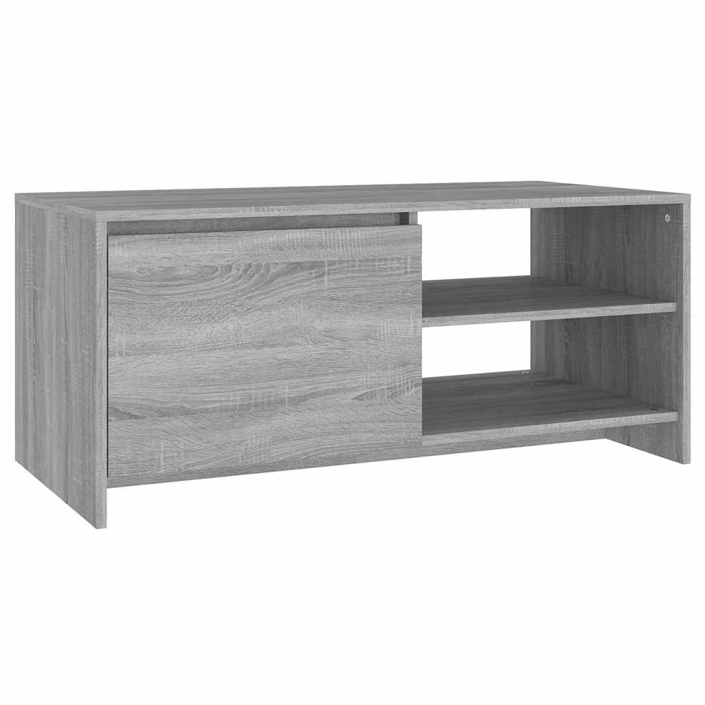 vidaXL Salontafel 102x50x45 cm bewerkt hout wit