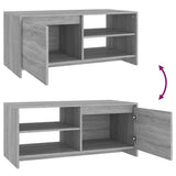 vidaXL Salontafel 102x50x45 cm bewerkt hout wit