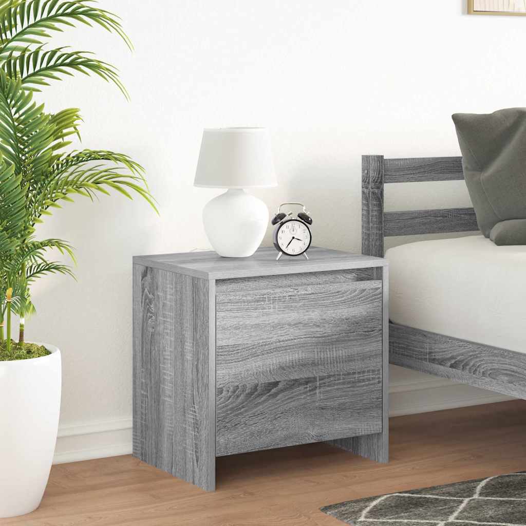 vidaXL Nachtkastje Oudhout 45 x 34 x 44,5 cm Bewerkt hout