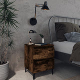 vidaXL Nightstand 40x35x50 cm Engineered Wood White