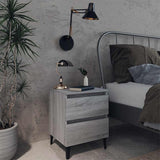vidaXL Nightstand 40x35x50 cm Engineered Wood White