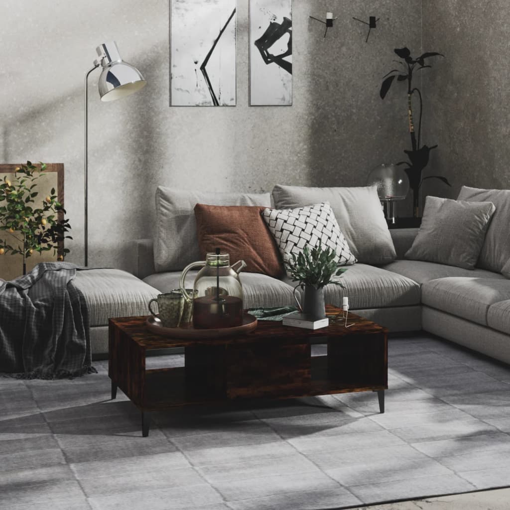 vidaXL Coffee Table 103.5x60x35 cm engineered wood white