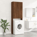 vidaXL Washing Machine Cabinet 64x25.5x190 cm white