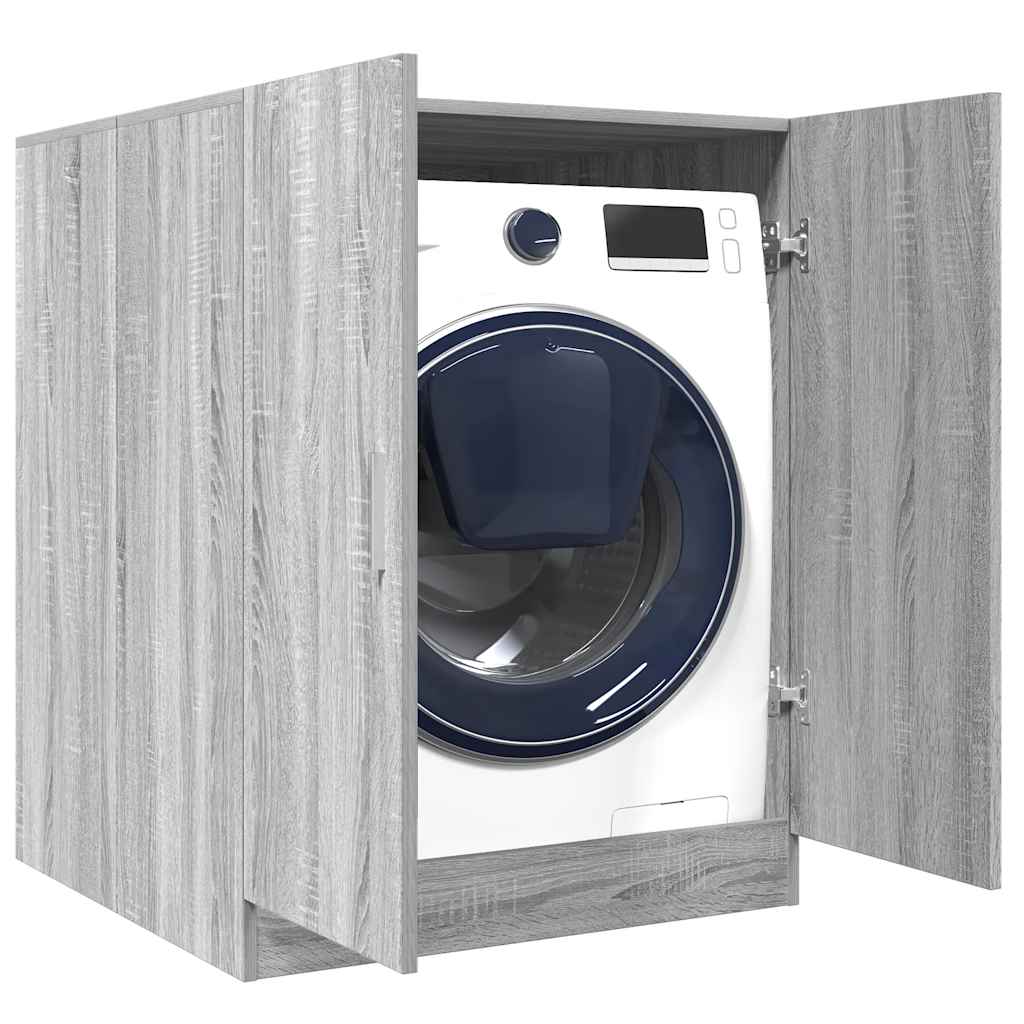 vidaXL Wasmachinekast 71x71,5x91,5 cm wit