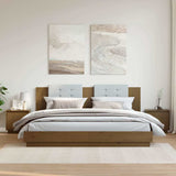 vidaXL Nachtkastjes 2 st 40x30x40 cm massief grenenhout
