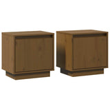 vidaXL Nachtkastjes 2 st 40x30x40 cm massief grenenhout