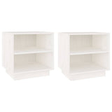 vidaXL Nachtkastjes 2 st 40x34x40 cm massief grenenhout